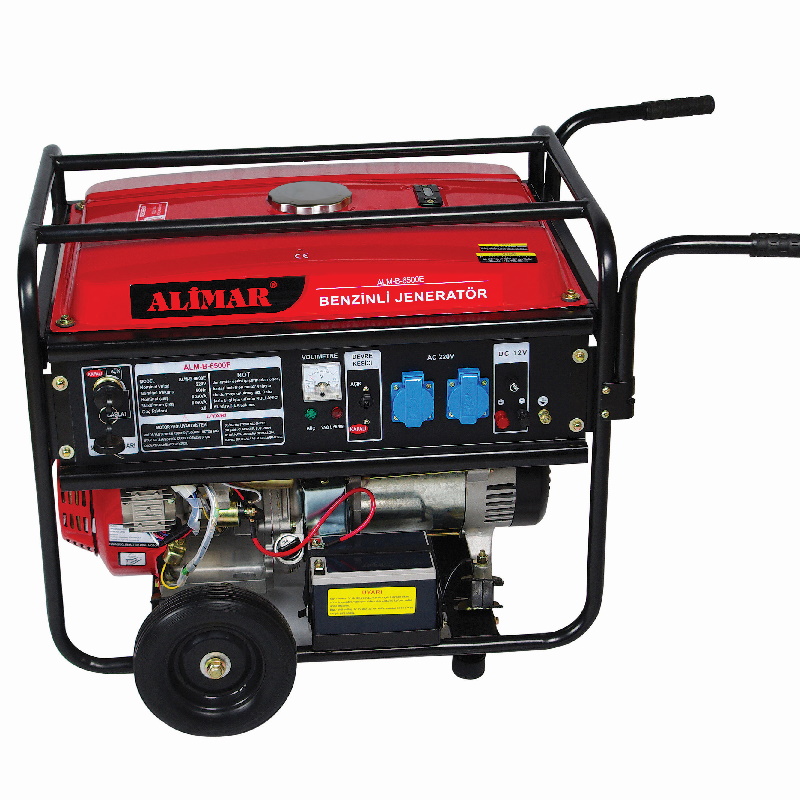 Генератор бензиновий ALIMAR 1 фаза (220В), 5кВт, (ALM B 6500 ME)